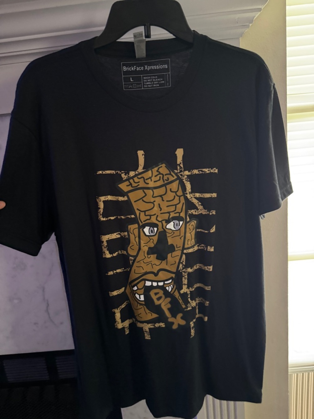 Local New Orleans business! BFXpressions! - Black & Gold Logo Shirt